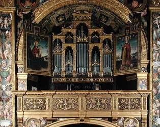 Maagd en Kind tegenover St. Catharina van Alexandrië, 1507